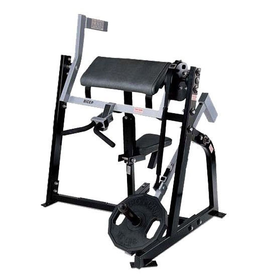Machine à charger la plaque à bicep assise machine à boucler le bicep avec conception de couleur de cadre optionnelle 2020