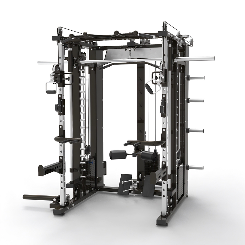 Travaux de poitrine, bras et épaules Befreeman Gym Center All-in-One Smith Machine avec des piles de poids en acier