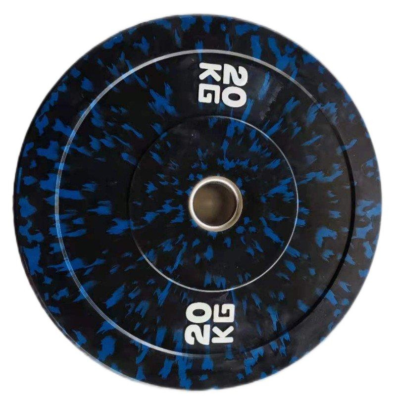 Plaques de poids en caoutchouc de 15 lb 30 lb 45 lb pour le gymnase