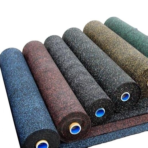 3 mm/4 mm/5 mm/6 mm/7 mm/8 mm/9 mm/10 mm rouleau de tapis de sol en caoutchouc antidérapant pour centre de remise en forme Ect