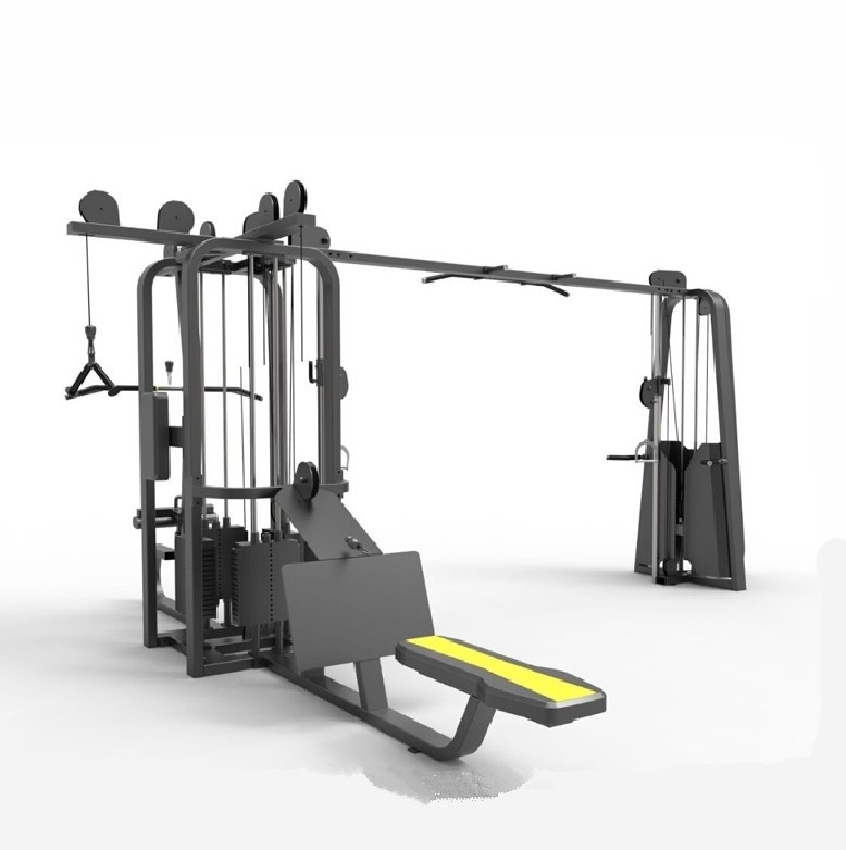 Équipement de gymnastique multi-stations pour l'entraînement en force et les séances d'entraînement multifonctionnelles