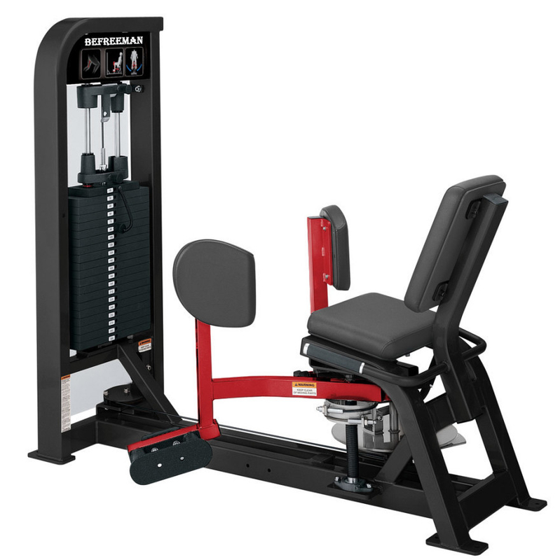 Moyenne chargeuse Gymnastic Fitness Sets Machines de sélection de charge de broches commerciales Assise Adducteur de hanche