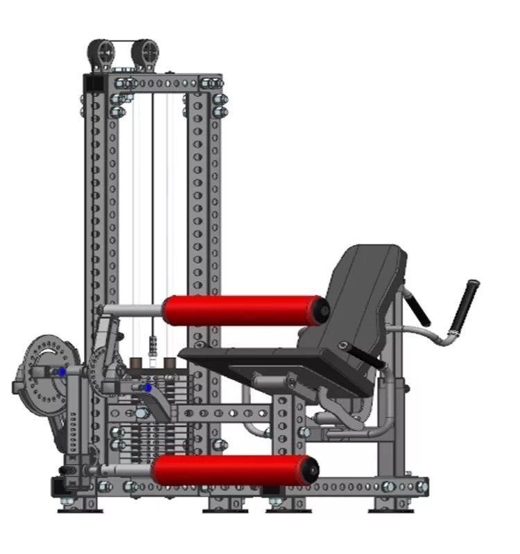 Machines de sélection de charge multi-fonctionnelles pour presses et extensions de jambes