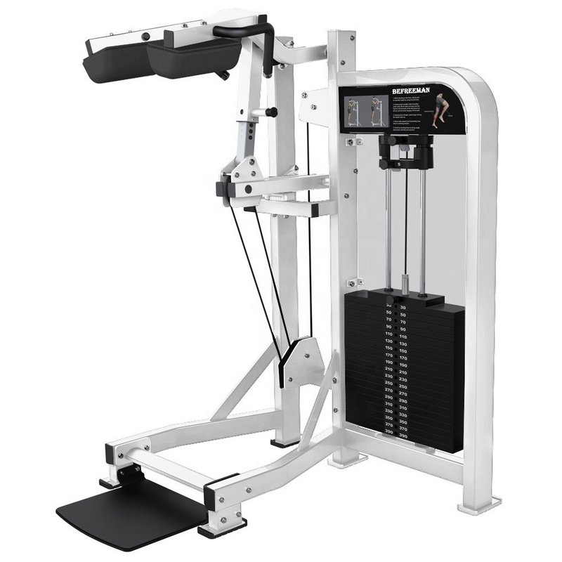 Machine de levage de veau en acier de fitness Type chargeur moyen avec sélection de charge de broche