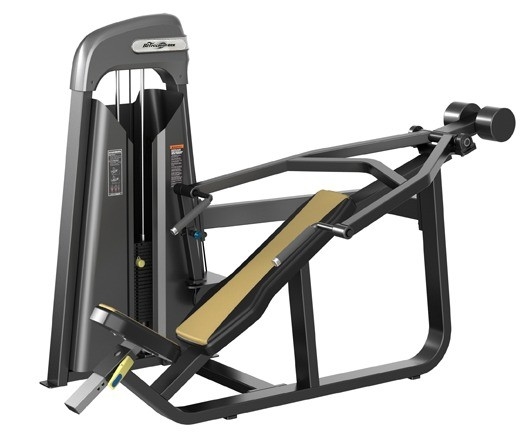 Fitness banc de gym incliné pour l' épaule Exercice du bras de la jambe Chargeur d' acier moyen inclus