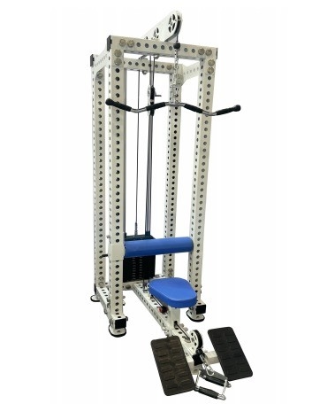 Centre de remise en forme 2 en 1 Lat Pull Down Basse rangée épaisseur de tube 3,0 mm Équipement commercial