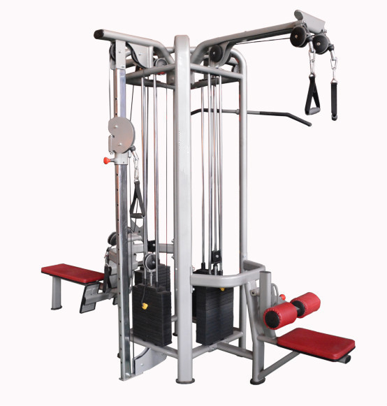 Appareils de remise en forme à domicile Grand chargeur pour logo personnalisé et salle de sport commerciale à 4 stations