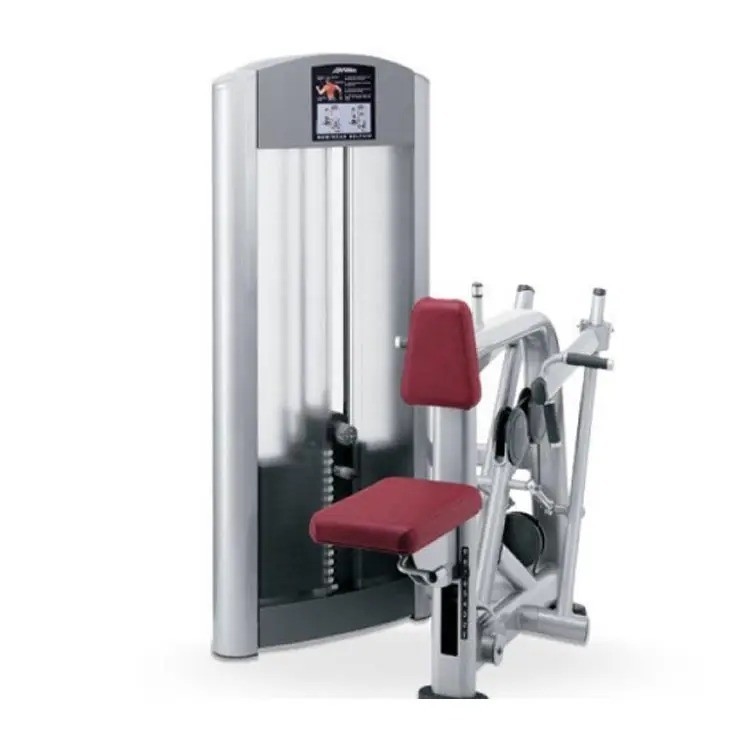 Machine à ramer à siège en acier pour les exercices commerciaux du dos de l'épaule dans le gymnase et le fitness