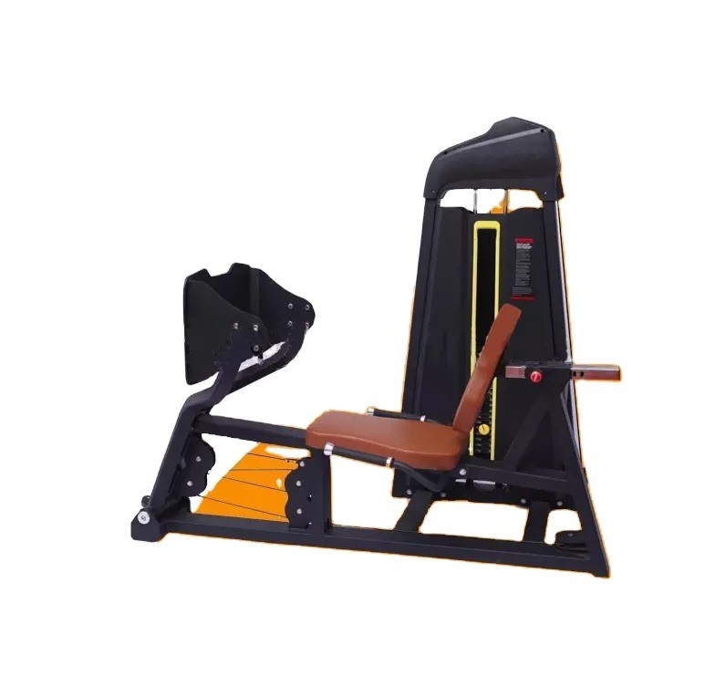 Appareil d'entraînement à sélection à épingle assise Presses horizontales pour les jambes pour le centre de gym